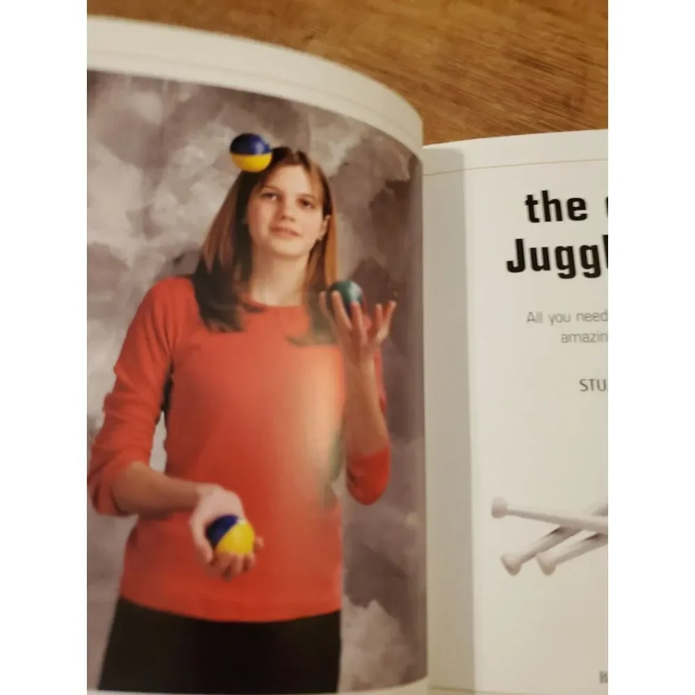 The Great Juggling Kit Hardcover Book Guide Stuart Ashman GUC‎